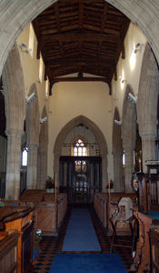 The interior looking west January 2010